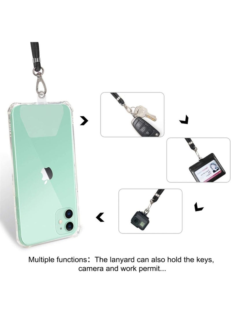 ChicAbode Universal Phone Lanyard With Durable Patch Adjustable Nylon Neck Strap Crossbody Nylon Patch Phone Lanyards Lanyard Detachable Comfortable and Durable Compatible with All Smartphones, 12 Years - Image 5